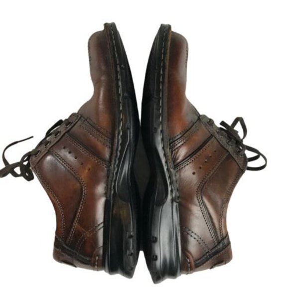 CLARKS Touareg 70852 Brown Leather Bicycle Toe Oxford Men's Size 9.5M - Picture 7 of 8